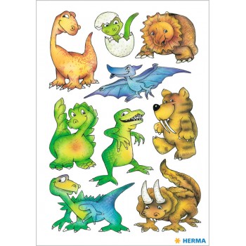 Aufklebe-Bilder Dinosaurier