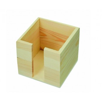 Notizzettelbox aus Holz