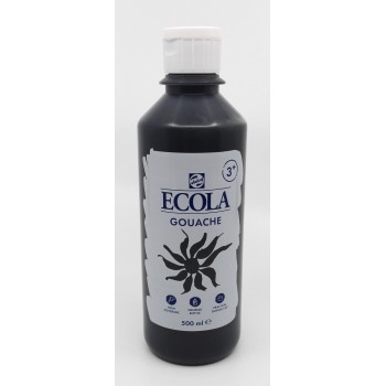 Ecola-Malfarbe 500ml., schwarz