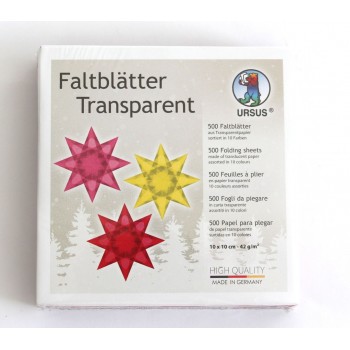 Faltblätter transparent,...