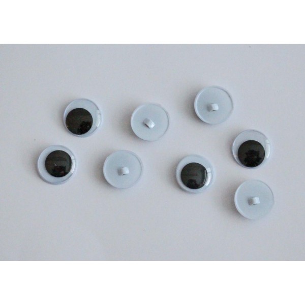 EFCO Wackelaugen 28mm 100 Stück - Runde Bastelaugen Für Puppen & Plüschtiere