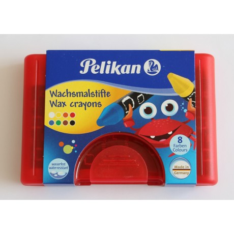 Pelikan Wachsmalstifte 665/8 - Wasserfeste Malstifte Für Kinder
