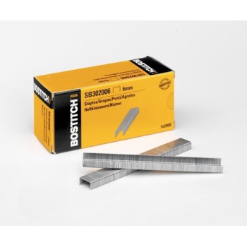 Agrafes Bostitch B8 En Acier - Dos Courbé, Longueur 6 Mm - Boîte De 1050 Pièces - Pour Agrafeuse B8