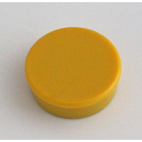 Magnete rund stark 38mm, gelb