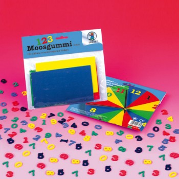 Moosgummi Zahlen